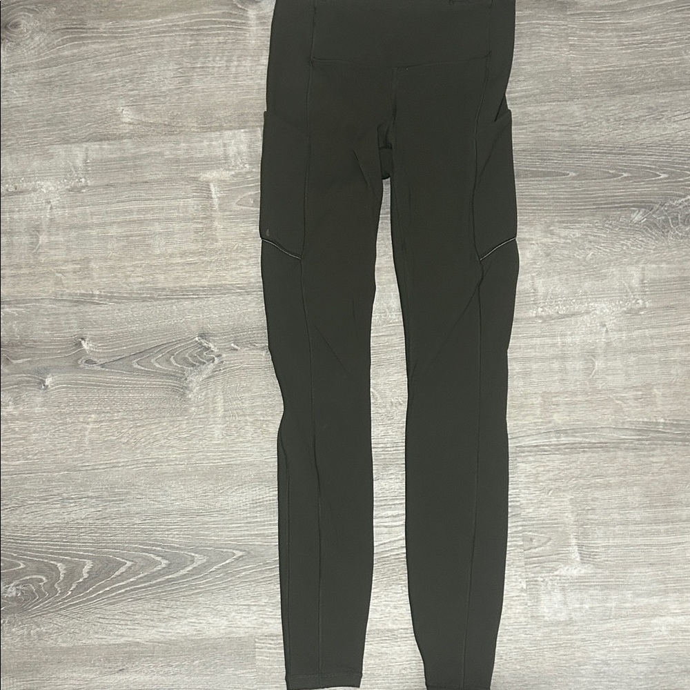 Lululemon Athletica Dark Olive Leggings